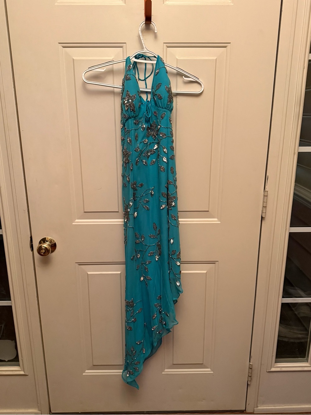 NEW Venus Aqua Beaded Dress - Picture 5 of 9